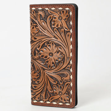 OHLAY WALLET Hand Tooled Genuine Leather women bag western handbag purse